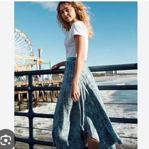 Tilly’s O’Neill Marnie Skirt blue paisley NWT